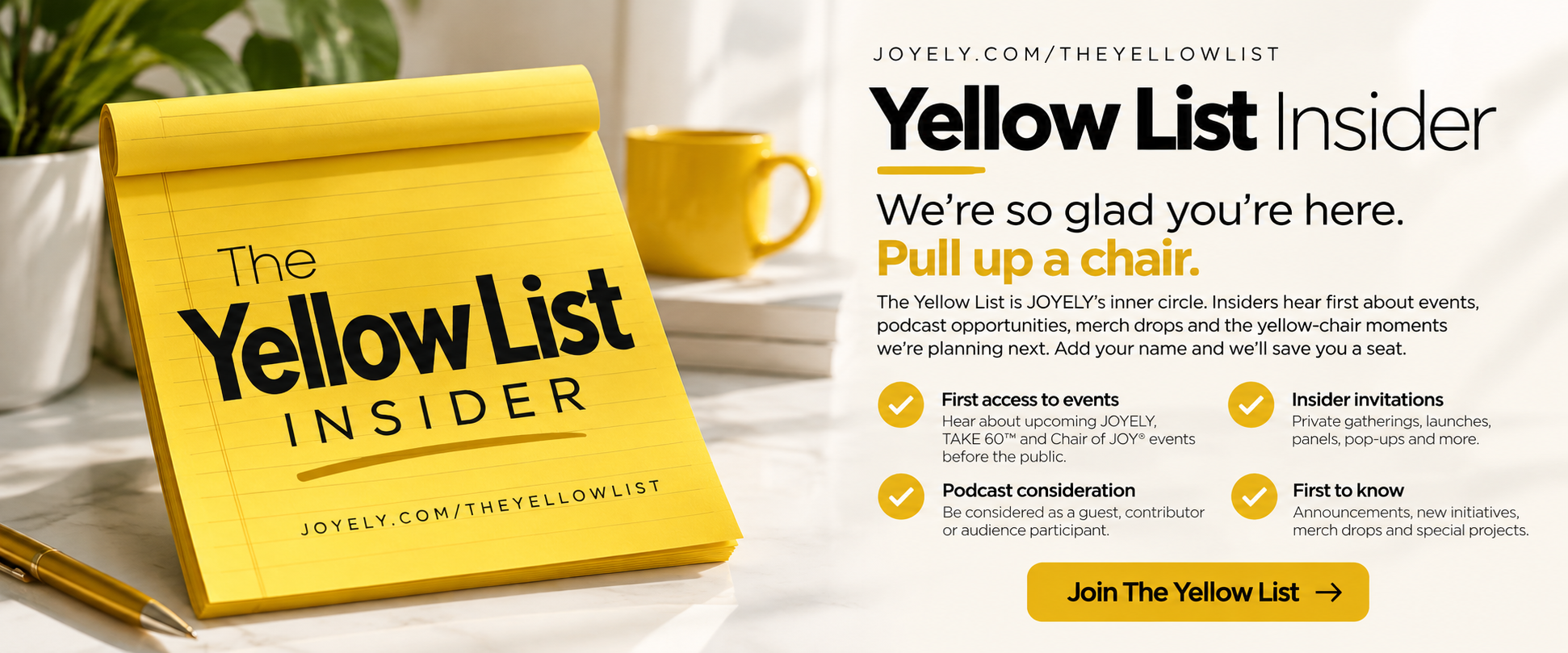 The Yellow List by JOYELY
