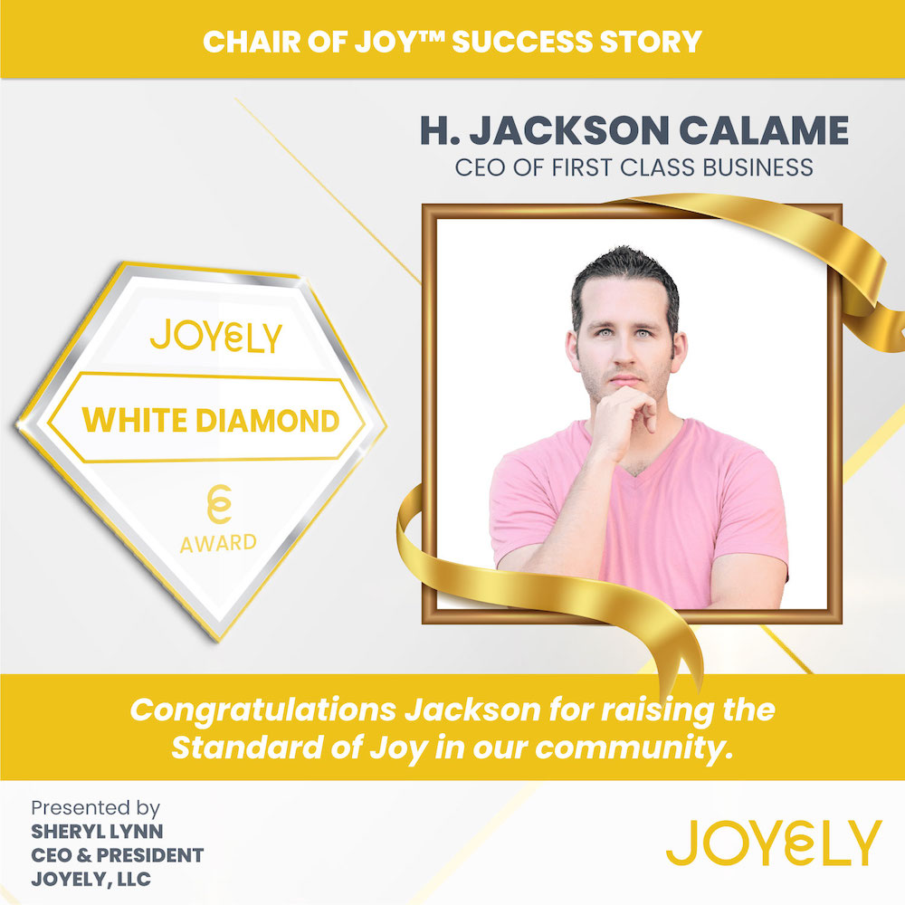 JOYELY White Diamond Award - Jackson Calame