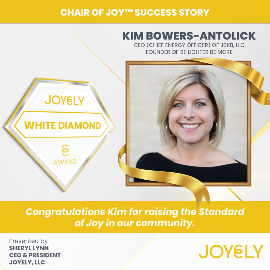 JOYELY White Diamond Award - Kim Bowers-Antolick