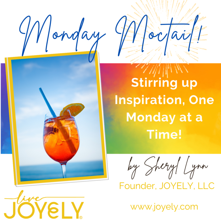 Introducing Monday MOCTail: Embrace Joy and Take a Well-Deserved Break!